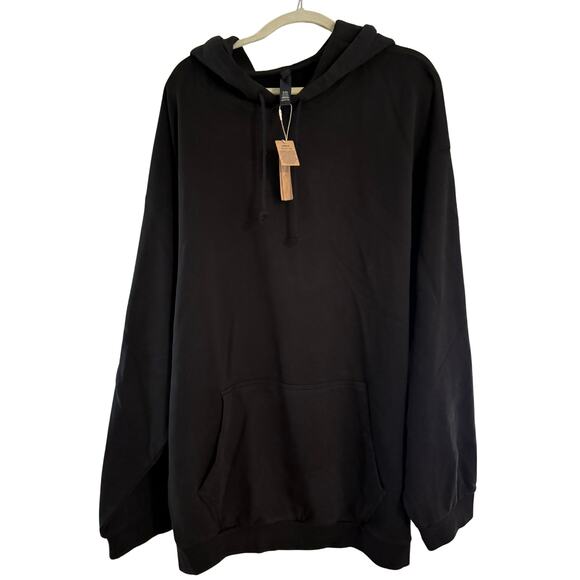 SKIMS Terry Men's Relaxed Hoodie Washed Obsidian NWT Size 3X - Picture 1 of 4